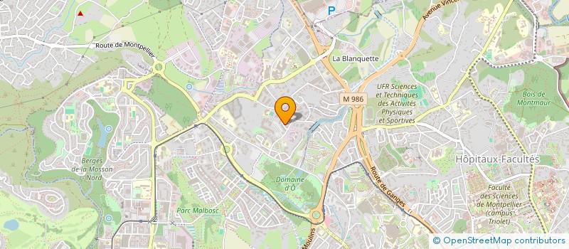 localisation de l'entreprise MONSIEUR BERNARD RECHATIN  MONTPELLIER