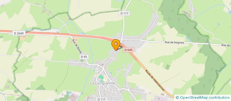 localisation de l'entreprise MONSIEUR BERNARD REGNIERS  LA LONGUEVILLE