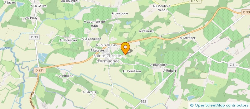 localisation de l'entreprise MONSIEUR BERNARD REMAZEILLES à SAINTE-CHRISTIE-D ARMAGNAC