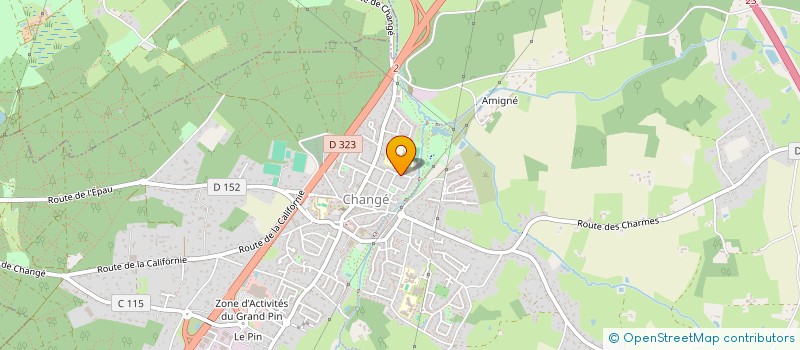 localisation de l'entreprise MONSIEUR BERNARD RENOU à CHANGE