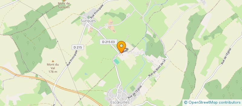 localisation de l'entreprise MONSIEUR BERNARD RETAUX  ESCUILLES