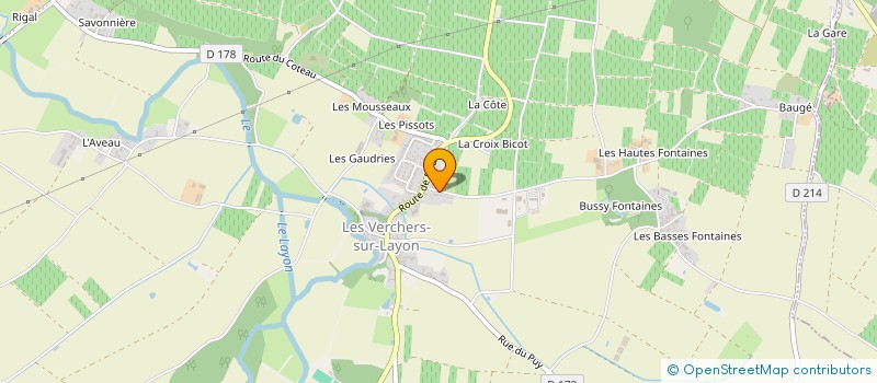 localisation de l'entreprise MONSIEUR BERNARD REULIER  DOUE-EN-ANJOU