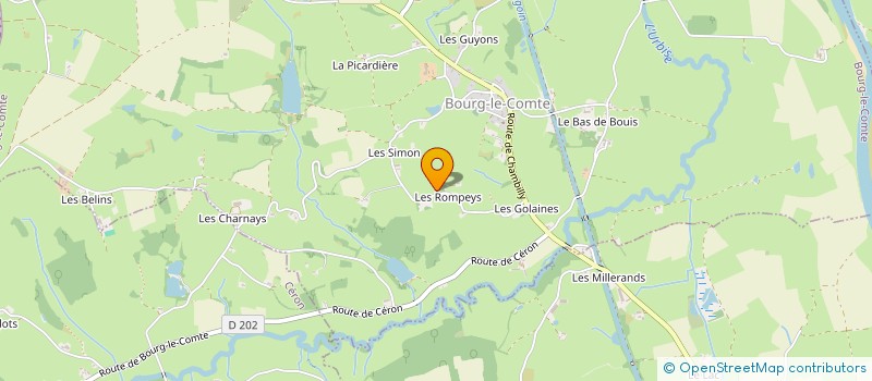 localisation de l'entreprise MONSIEUR BERNARD REVEL à BOURG-LE-COMTE