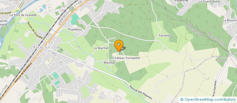 localisation de l'entreprise MONSIEUR BERNARD REVIRIEGO  RAZAC-SUR-L'ISLE