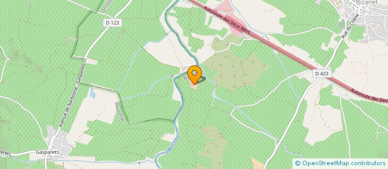 localisation de l'entreprise MONSIEUR BERNARD REYNIS  BIZANET