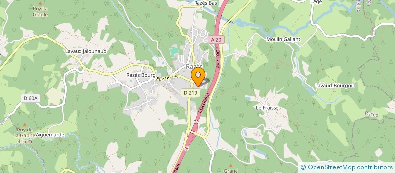 localisation de l'entreprise MONSIEUR BERNARD RIANT à RAZES