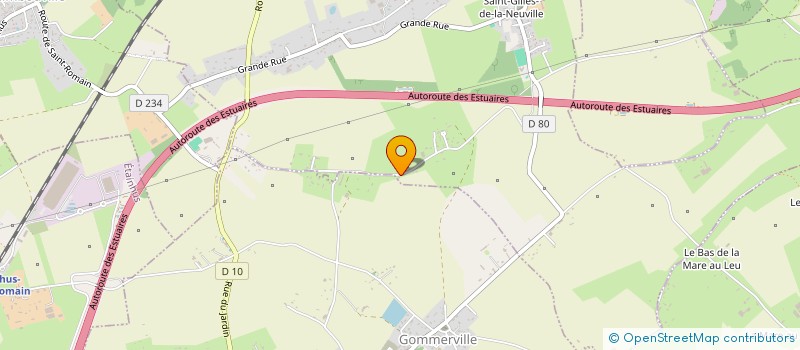 localisation de l'entreprise MONSIEUR BERNARD RIARD  SAINT-GILLES-DE-LA-NEUVILLE