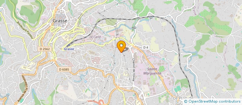 localisation de l'entreprise MONSIEUR BERNARD RIBERO  GRASSE