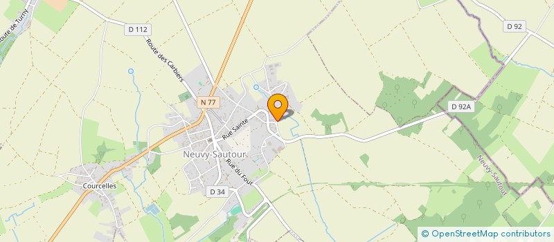 localisation de l'entreprise MONSIEUR BERNARD RIBOULOT  NEUVY-SAUTOUR