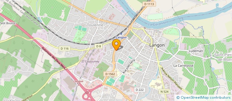 localisation de l'entreprise MONSIEUR BERNARD RICARD à LANGON