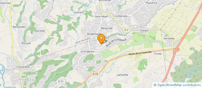 localisation de l'entreprise MONSIEUR BERNARD RICCA à PETIT-BOURG
