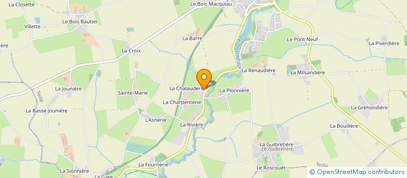 localisation de l'entreprise MONSIEUR BERNARD RICHARD à TEILLE