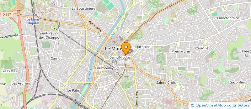 localisation de l'entreprise MONSIEUR BERNARD RICHARD  LE MANS