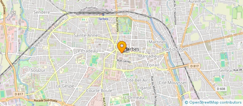 localisation de l'entreprise MONSIEUR BERNARD RICHARD à TARBES