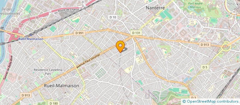 localisation de l'entreprise MONSIEUR BERNARD RICHARD  NANTERRE