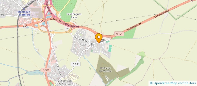 localisation de l'entreprise MONSIEUR BERNARD RICHARDEAU  ATTAINVILLE