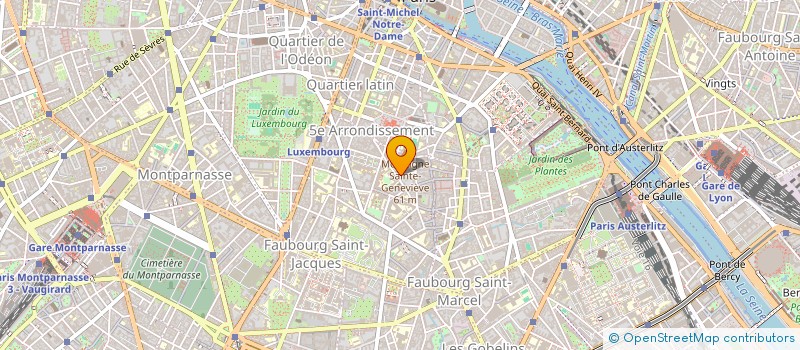 localisation de l'entreprise MONSIEUR BERNARD RICHEBE  PARIS