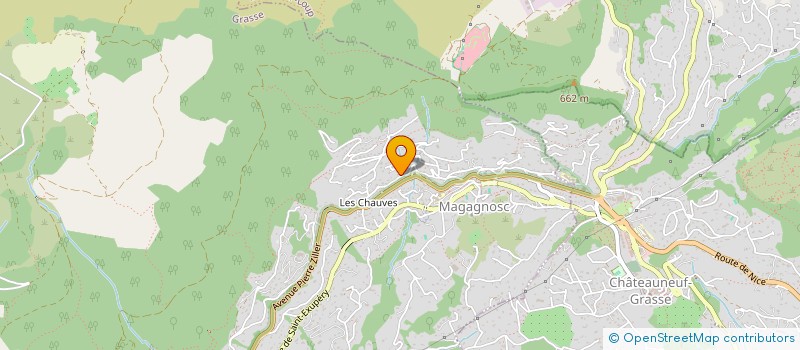 localisation de l'entreprise MONSIEUR BERNARD RICKLIN  GRASSE