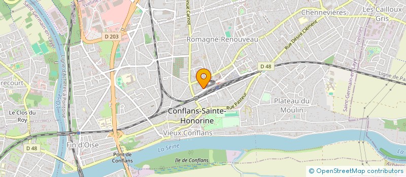 localisation de l'entreprise MONSIEUR BERNARD RIDEL à CONFLANS-SAINTE-HONORINE
