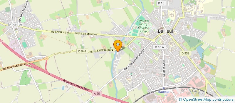 localisation de l'entreprise MONSIEUR BERNARD RIDOUX à BAILLEUL