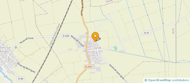 localisation de l'entreprise MONSIEUR BERNARD RIEM  SURAT