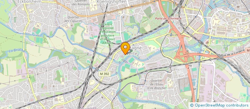 localisation de l'entreprise MONSIEUR BERNARD RIETSCH à STRASBOURG