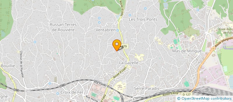 localisation de l'entreprise MONSIEUR BERNARD RIEU  NIMES