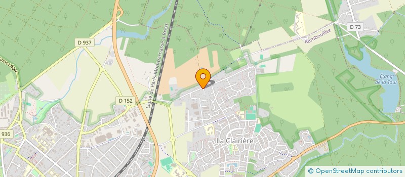 localisation de l'entreprise MONSIEUR BERNARD RIGEADE  RAMBOUILLET