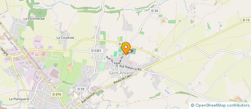 localisation de l'entreprise MONSIEUR BERNARD RIHOUET  SAINT-AMAND-VILLAGES