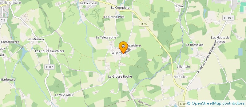 localisation de l'entreprise MONSIEUR BERNARD RIMBAULT  SAINT-MARCAN