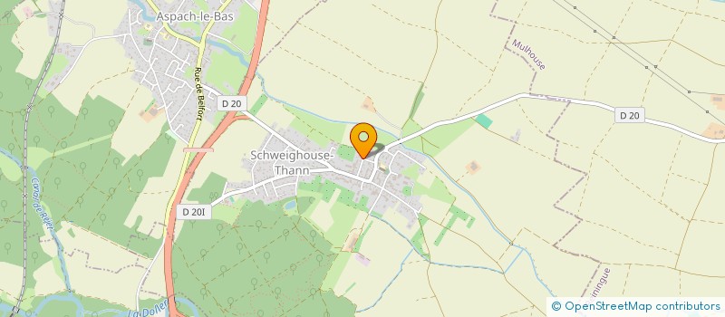 localisation de l'entreprise MONSIEUR BERNARD RINGENBACH  SCHWEIGHOUSE-THANN