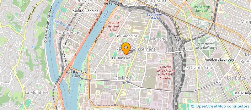 localisation de l'entreprise MONSIEUR BERNARD RISTICONI  LYON