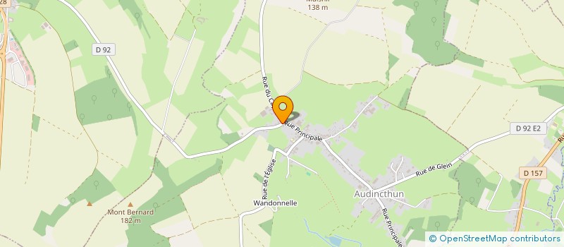 localisation de l'entreprise MONSIEUR BERNARD RITAINE  THIEMBRONNE