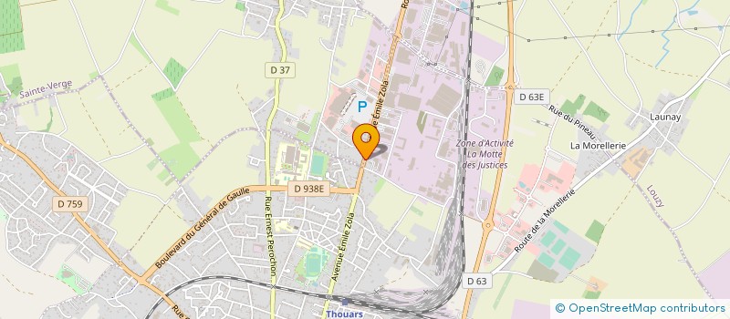 localisation de l'entreprise MONSIEUR BERNARD RIVAUD  THOUARS