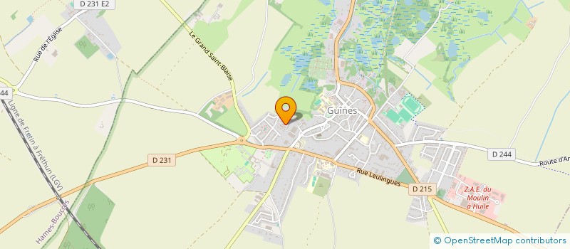 localisation de l'entreprise MONSIEUR BERNARD RIVENET  GUINES