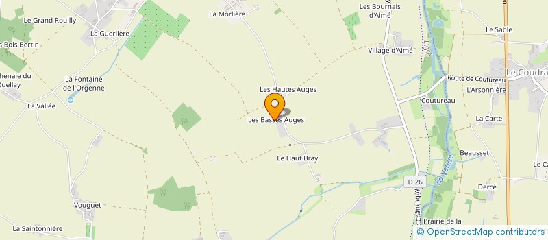 localisation de l'entreprise MONSIEUR BERNARD RIVERAULT  LIGRE