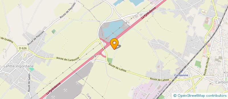 localisation de l'entreprise MONSIEUR BERNARD RIVIERE  CARBONNE