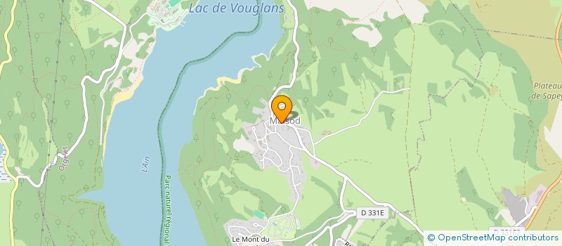 localisation de l'entreprise MONSIEUR BERNARD RIVIERRE  MAISOD