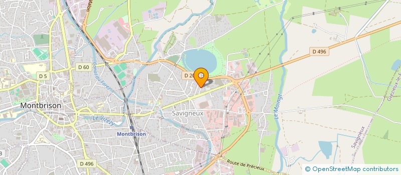 localisation de l'entreprise MONSIEUR BERNARD ROBERT  VERRIERES-EN-FOREZ