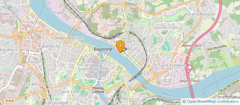 localisation de l'entreprise MONSIEUR BERNARD ROBERT à BAYONNE