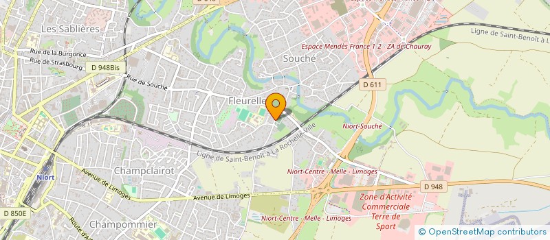 localisation de l'entreprise MONSIEUR BERNARD ROCHOUX à NIORT
