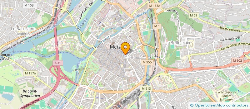 localisation de l'entreprise MONSIEUR BERNARD ROCQUES  METZ