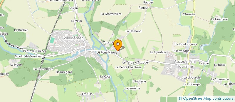 localisation de l'entreprise MONSIEUR BERNARD ROGERIEUX  LES HERMITES