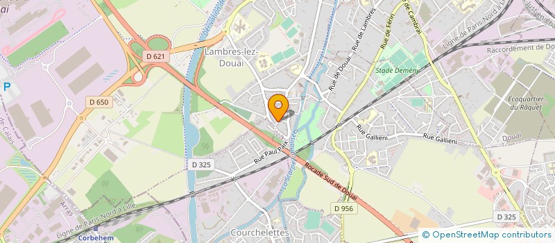 localisation de l'entreprise MONSIEUR BERNARD ROHN  LAMBRES-LEZ-DOUAI