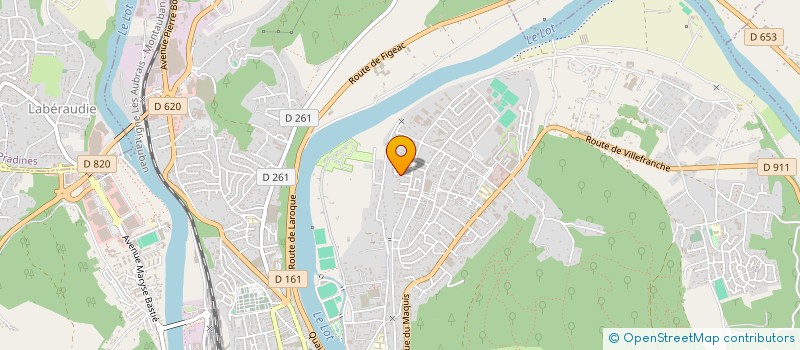 localisation de l'entreprise MONSIEUR BERNARD ROJAT  CAHORS