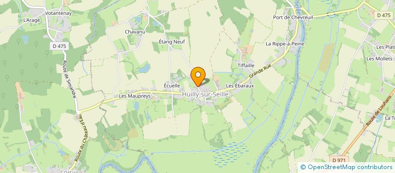 localisation de l'entreprise MONSIEUR BERNARD ROLLIN  HUILLY-SUR-SEILLE