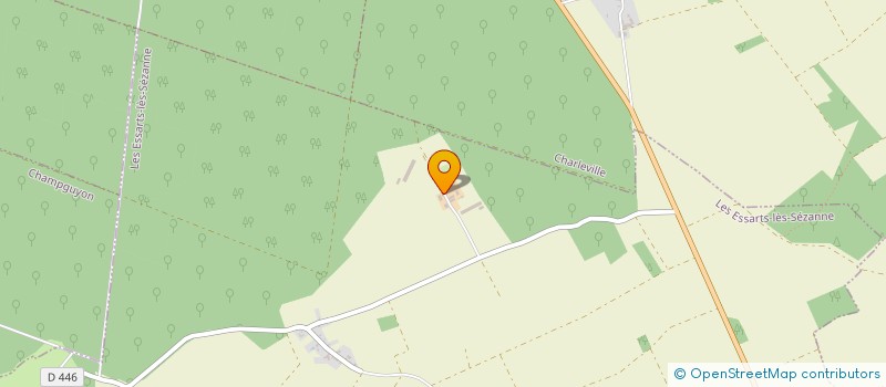 localisation de l'entreprise MONSIEUR BERNARD RONDEAU  LES ESSARTS-LES-SEZANNE