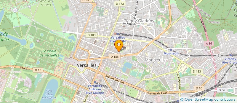 localisation de l'entreprise MONSIEUR BERNARD RONSEAUX à VERSAILLES