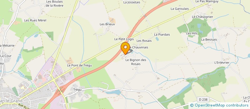 localisation de l'entreprise MONSIEUR BERNARD ROSE  PLELAN-LE-GRAND