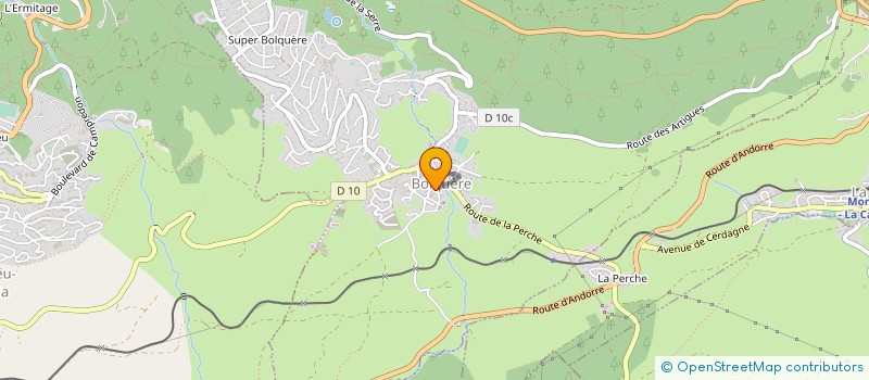 localisation de l'entreprise MONSIEUR BERNARD ROSELL  LA CABANASSE